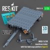 RESKIT RSK35-0018 MHU-141M munitions trailer with flat bed/cargo platform (type 2) (3D Printed model kit) (1/35)